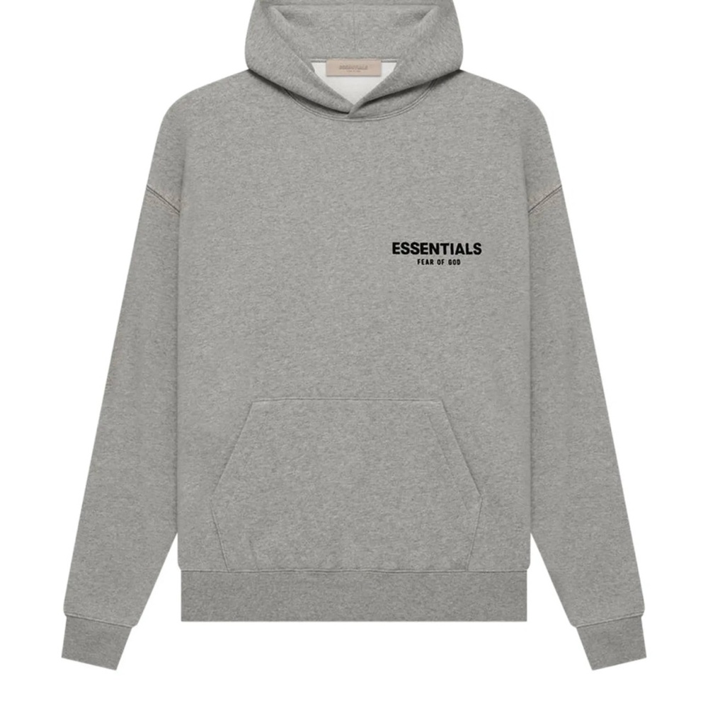 Fear of God Essentials Heather Gray Hoodie